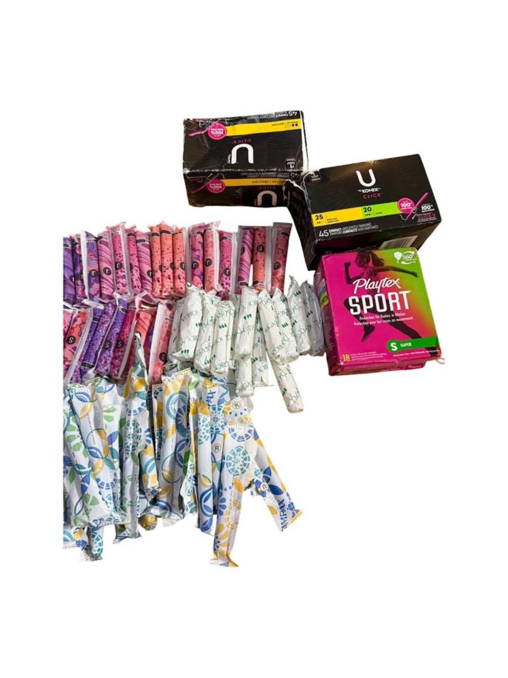 Tampon  bundle s mix size  no box